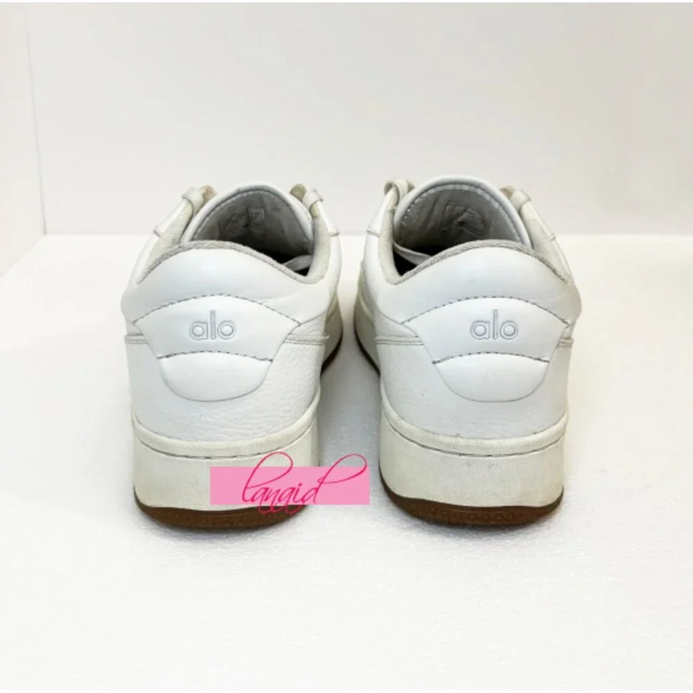 Alo Recovery Mode Sneakers Natural White Gum Tan Sporty Sports Athletic Shoes